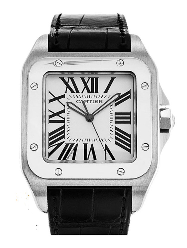 ساعت مردانه کارتیر سانتوس صفحه سفید