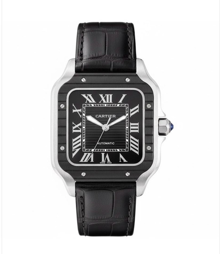 ساعت مردانه کارتیر سانتوس صفحه مشکی