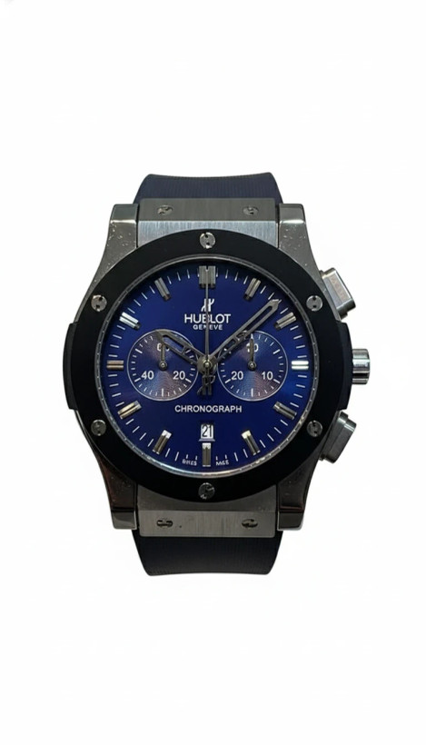 شاعت مچی مردانه هابلوت کورنوگراف صفحه آبی